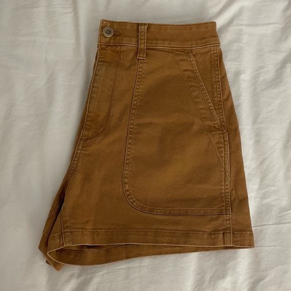 Madewell Curvy Perfect Fatigue Short in Toffee - Size 28 - Picture 4 of 10